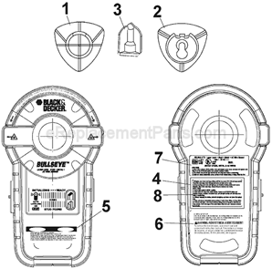 Part Location Diagram of N824038 DeWALT Drywall Pin